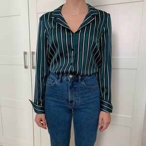 Satin-like blouse from H&M